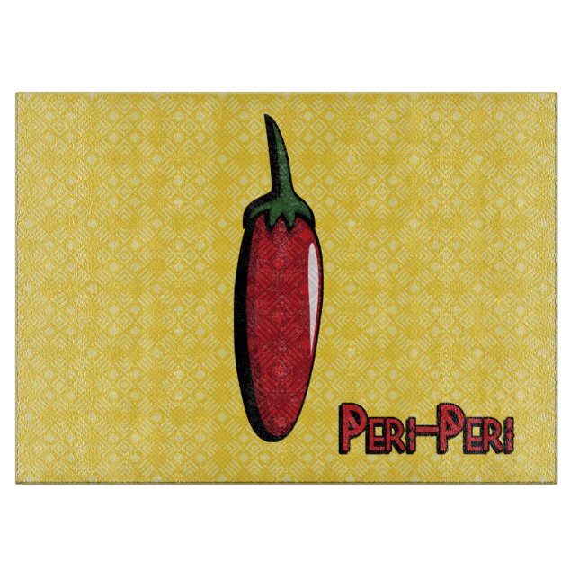 Skärbräda med Peri-Peri Chilipeppar (Framsidan)