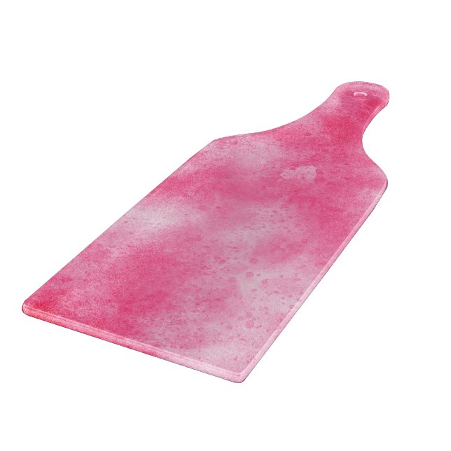 Skärbräda med rosa molneffekt (Hörn)