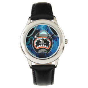 Skark Mania Funny Tecknad Illustration Armbandsur