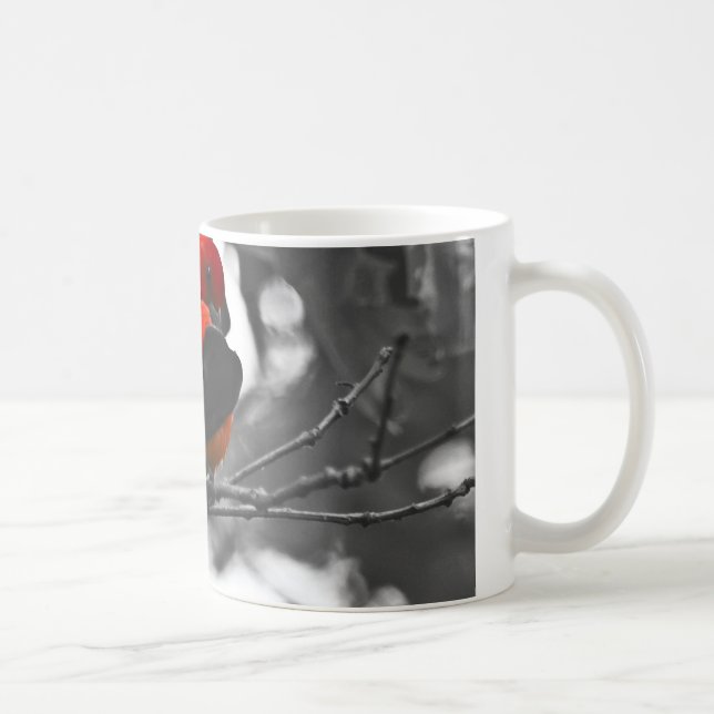 Skarlakanskardinal Kaffemugg (Höger)