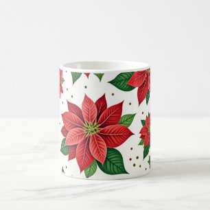 Skarlakanspoinsettia Kaffemugg