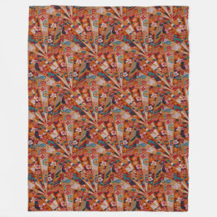 Skärm Oriental Fabric Fleecefilt