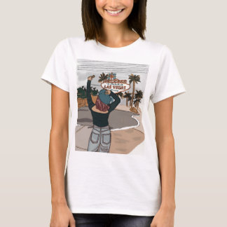 Skärm på T-shirts med grafik.