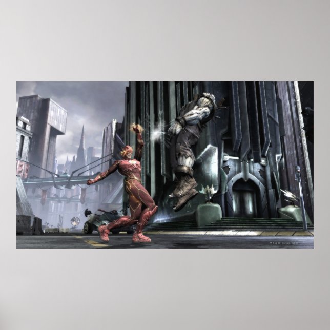 Skärmbild: Flash mot Grundy 3 Poster (Framsidan)