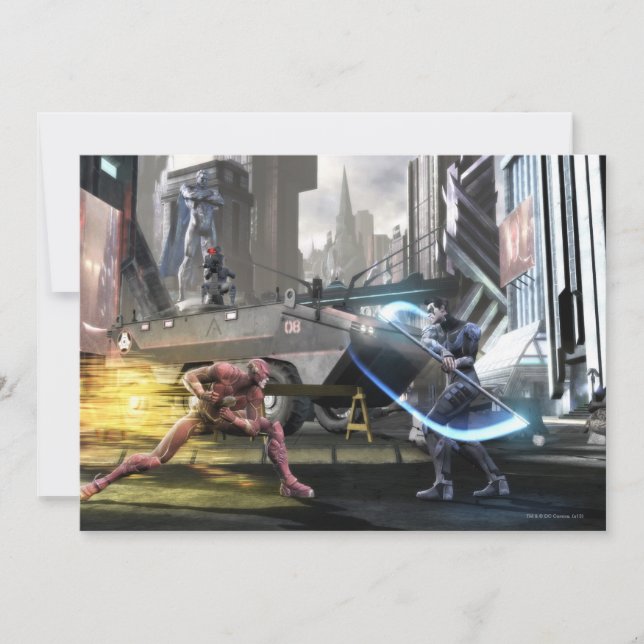 Skärmbild: Flash mot Nightwing (Framsida)