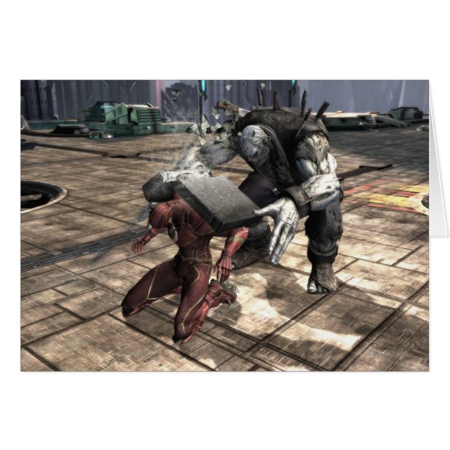 Skärmbild: Flash vs Grundy 2 Hälsningskort (Framsidan Horizontal)