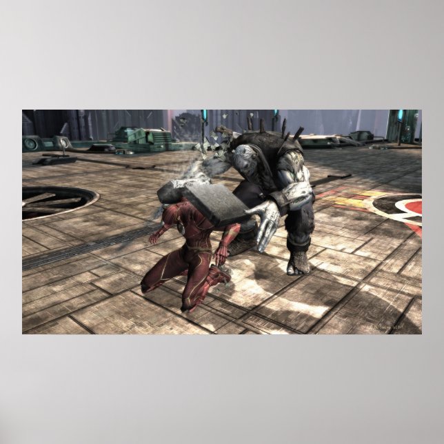 Skärmbild: Flash vs Grundy 2 Poster (Framsidan)