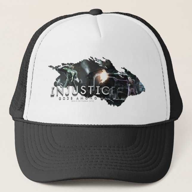 Skärmbild: Grönten Lantern vs Joker Truckerkeps (Framsida)