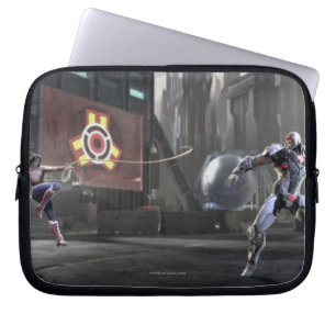 Skärmbild: kvinnor mot cyborg 2 laptop sleeve