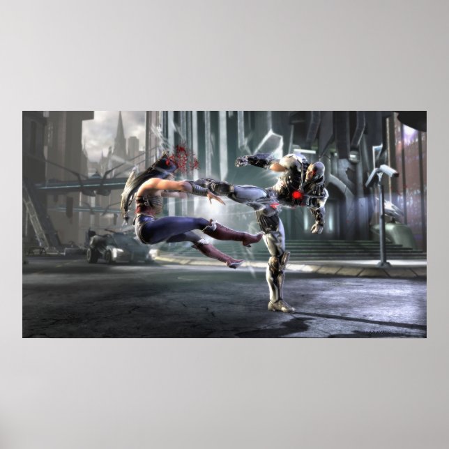 Skärmbild:  kvinnor mot cyborg poster (Framsidan)