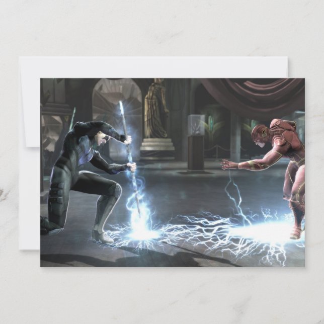 Skärmbild: Nightwing mot Flash (Framsida)