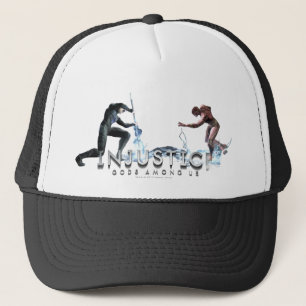 Skärmbild: Nightwing mot Flash Truckerkeps