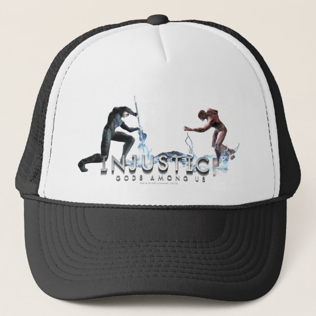 Skärmbild: Nightwing mot Flash Truckerkeps (Framsida)