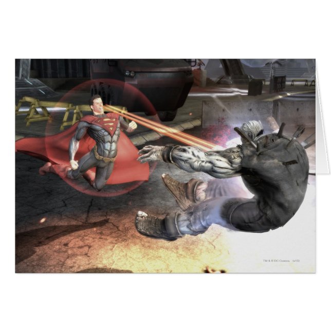 Skärmbild: Superman vs Batman 2 Hälsningskort (Framsidan Horizontal)