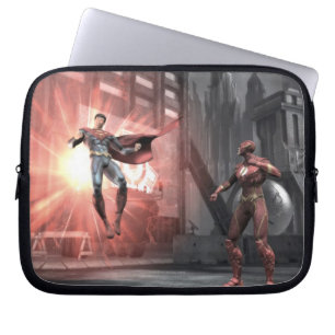 Skärmbild: Superman vs Flash Laptop Fodral
