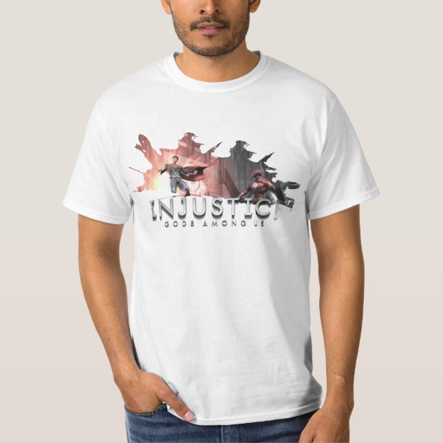Skärmbild: Superman vs Flash Tee Shirt (Framsida)
