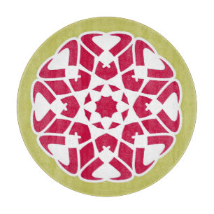 Skärmbräde, en blommigt modern konstdesign