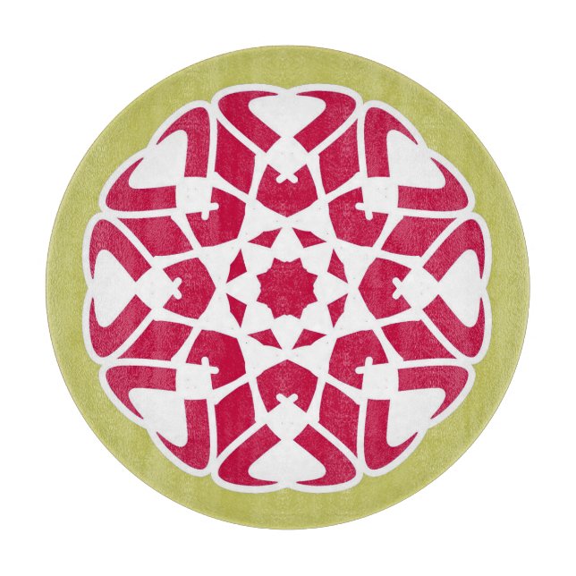 Skärmbräde, en blommigt modern konstdesign (Framsidan)