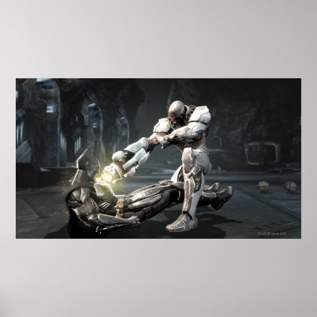 Skärmdump: Batman vs Cyborg Poster (Framsidan)