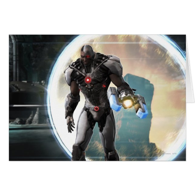 Skärmdump: Cyborg 2 Hälsningskort (Framsidan Horizontal)