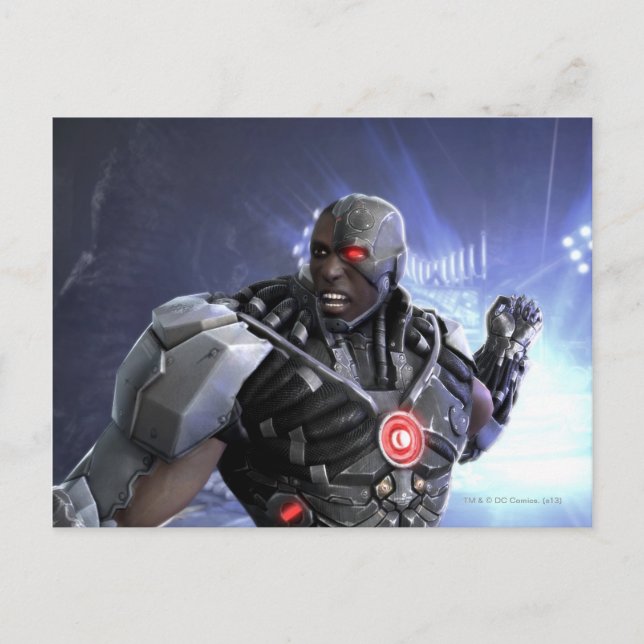 Skärmdump: Cyborg 2 Vykort (Framsida)