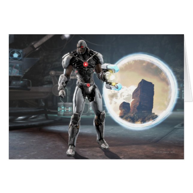 Skärmdump: Cyborg 3 Hälsningskort (Framsidan Horizontal)