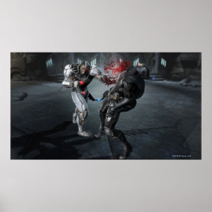 Skärmdump: Cyborg vs Batman Poster