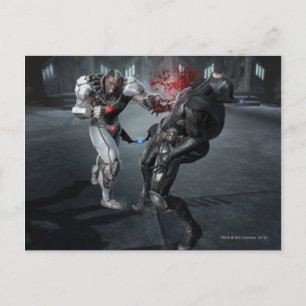 Skärmdump: Cyborg vs Batman Vykort