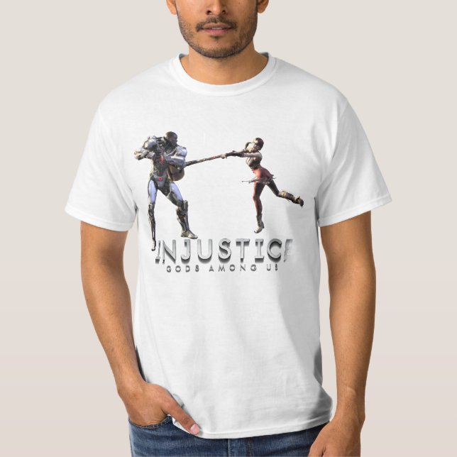 Skärmdump: Cyborg vs Harley Tee Shirt (Framsida)