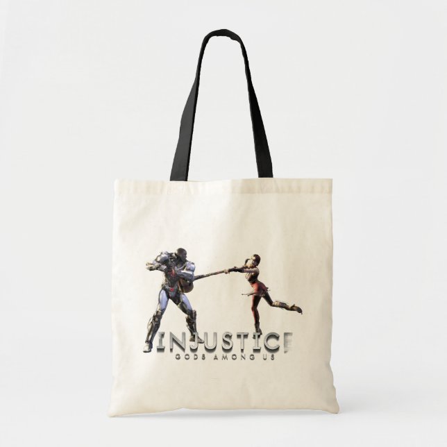 Skärmdump: Cyborg vs Harley Tygkasse (Framsidan)