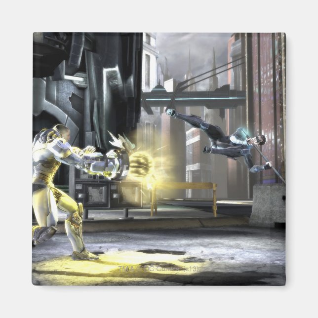 Skärmdump: Cyborg vs Nightwing 2 Magnet (Framsidan)