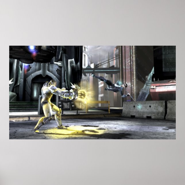 Skärmdump: Cyborg vs Nightwing 2 Poster (Framsidan)