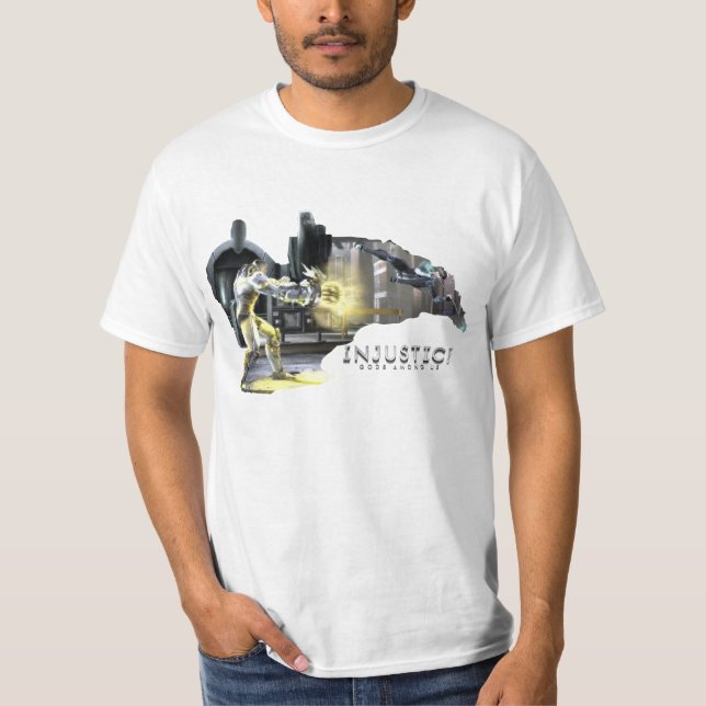 Skärmdump: Cyborg vs Nightwing 2 T-shirt (Framsida)