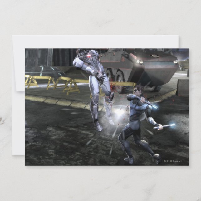 Skärmdump: Cyborg vs Nightwing 3 (Framsida)