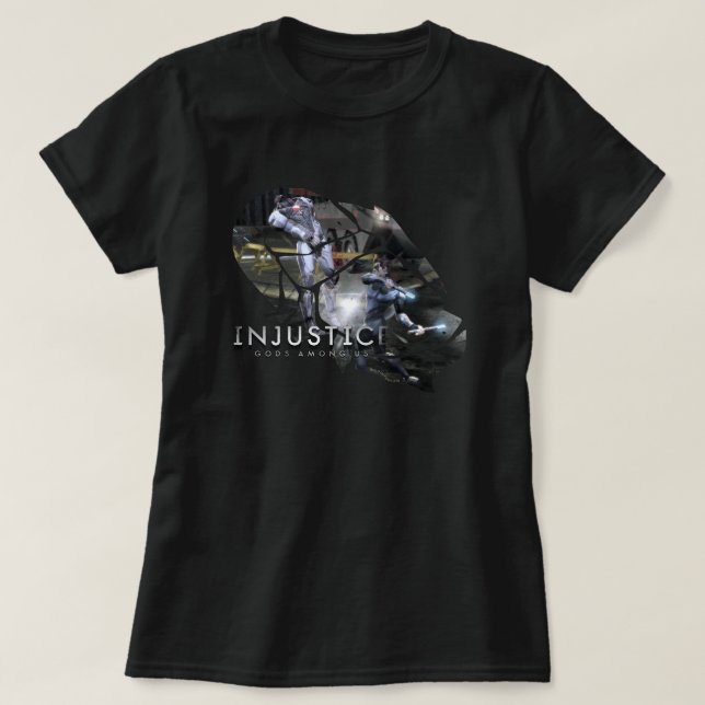 Skärmdump: Cyborg vs Nightwing 3 Tee Shirt (Design framsida)