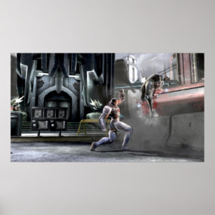 Skärmdump: Cyborg vs Nightwing Poster