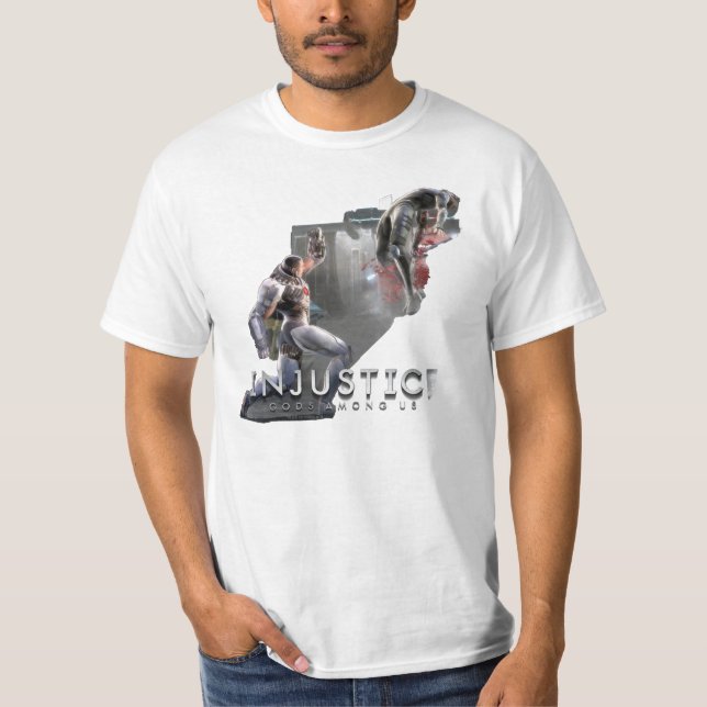 Skärmdump: Cyborg vs Nightwing Tee Shirt (Framsida)