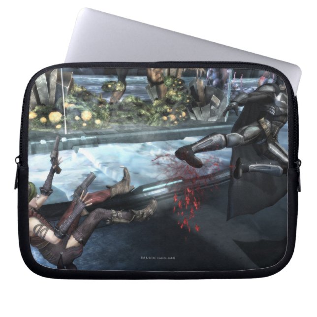 Skärmdump: Harley vs Batman Laptop Sleeve (Framsidan)