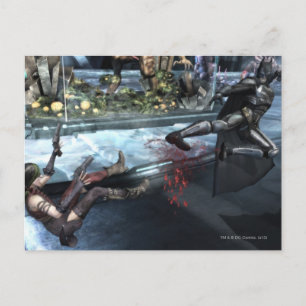 Skärmdump: Harley vs Batman Vykort