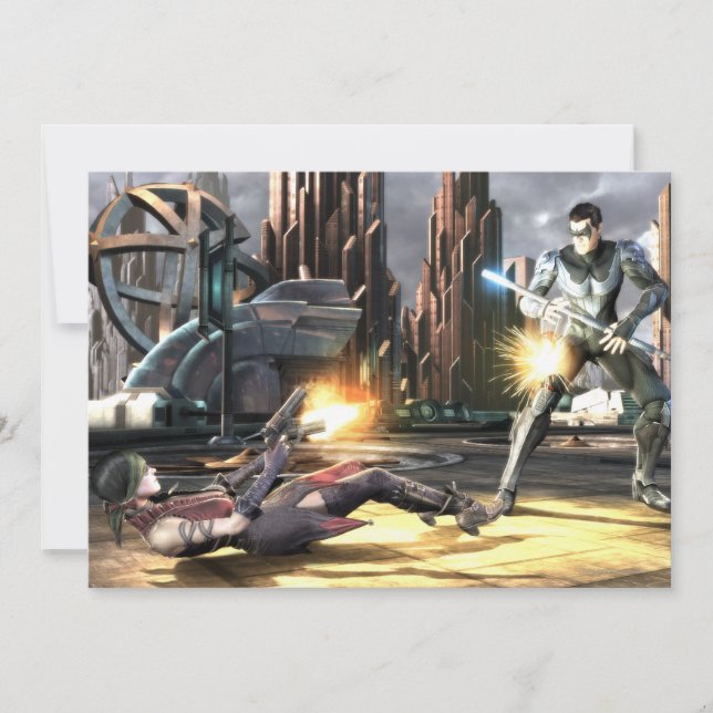 Skärmdump: Harley vs Nightwing (Framsida)