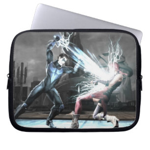 Skärmdump: Nightwing vs harley Laptop Fodral
