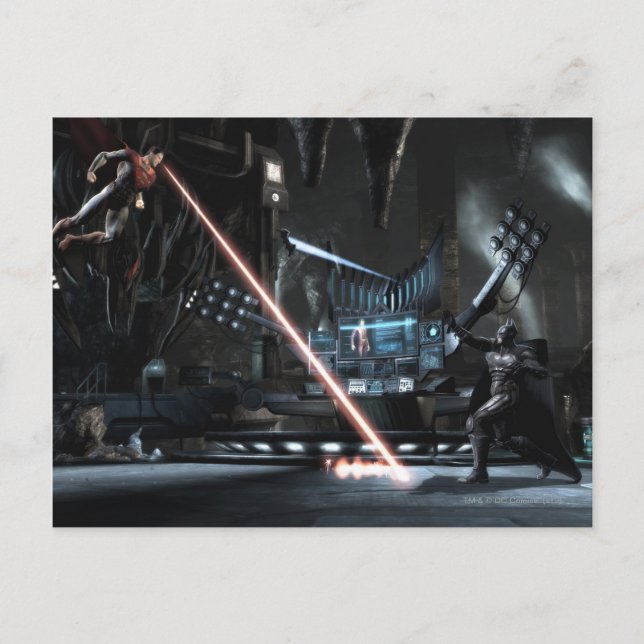 Skärmdump: Superman vs Batman Vykort (Framsida)