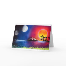 Skärmmålning av färgbilder Natt och Dag vid havsmå