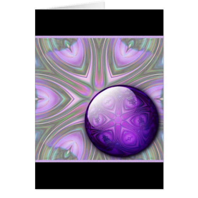 Skärningsport för Abstrakt Hälsningskort (Framsidan)