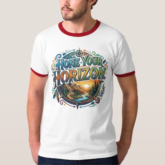 Skärp Din Horisont T Shirt (Framsida)