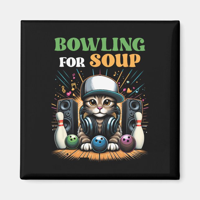 Skarp för Soppa Music Cat Stil Dj Cat som ska visa Magnet (Framsidan)