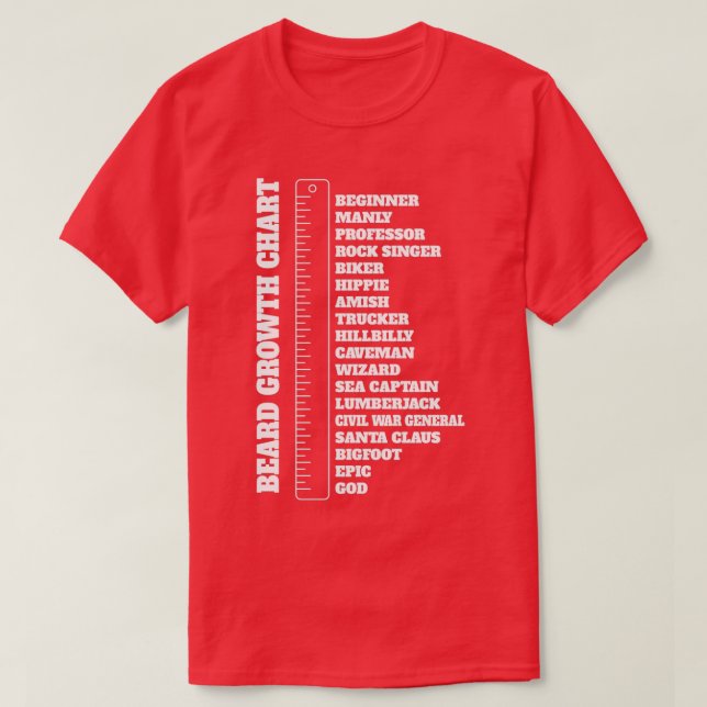 Skarp för tillväxt av skägg från Älskare Manar T Shirt (Design framsida)