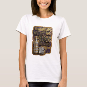 Skarp Guld SPRINGER PÅ VODKA OCH DÅLIGA BESLUT T Shirt