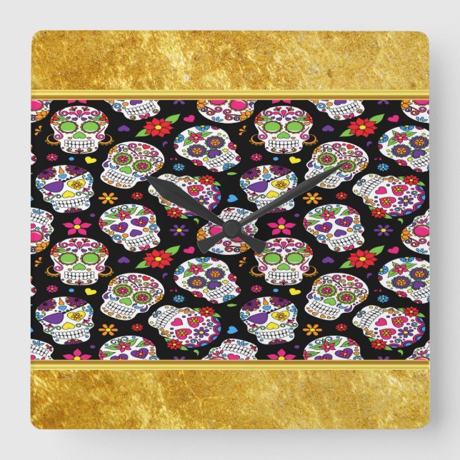 Skarp och blodproppsbildande skrämseltaktik fyrkantig klocka (Framsida)