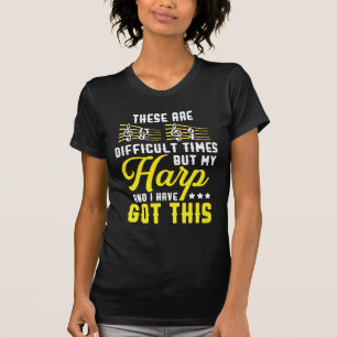 Skarp Player Music Funny Musician - svåra tider T Shirt